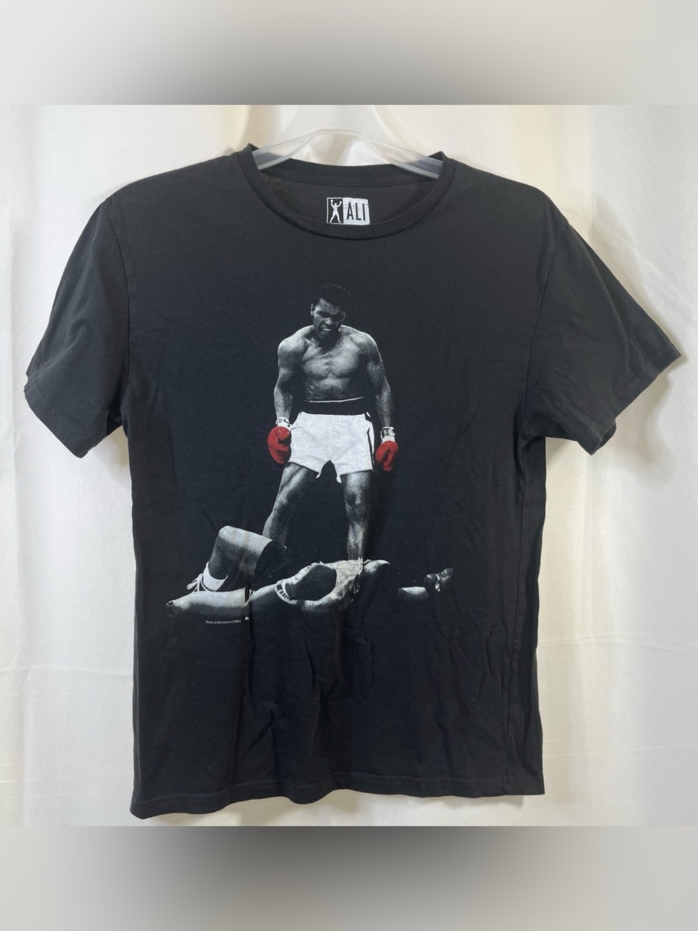 Official Muhammad Ali Shirt Size L Sonny Liston Knockout Black Phantom Punch Y2K